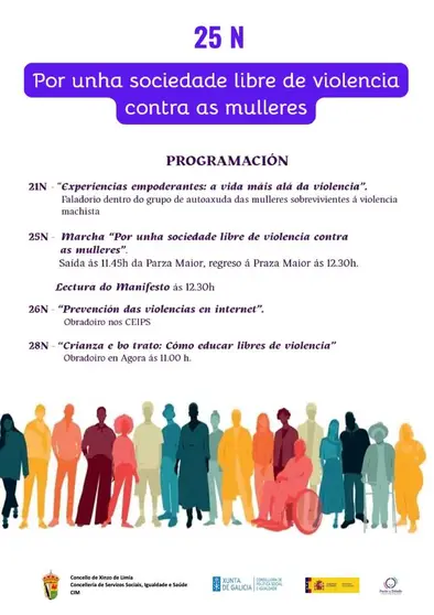 Programaci&oacute;n 25N - Concello de Xinzo de Limia