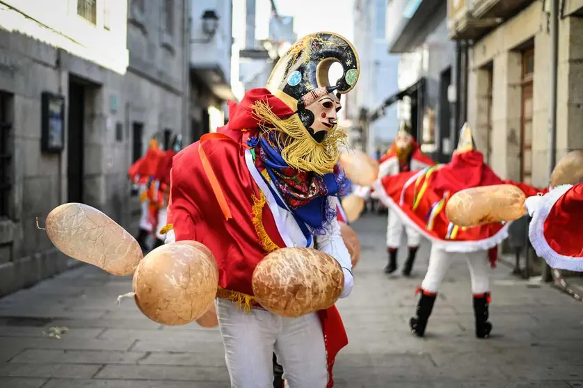 Las Pantallas ser&aacute;n las protagonistas este domingo en su primera salida oficial del Entroido. (Foto: Noelia Caseiro)