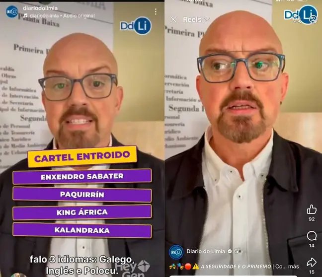 Os autores do mesmo usaron, burdamente, a intelixencia artificial para modificar un v&iacute;deo deste xornal.