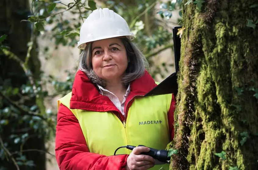 A enxe&ntilde;eira de montes, Esther Merlo S&aacute;nchez, &eacute; a gran protagonista da campa&ntilde;a de igualdade da Deputaci&oacute;n durante este mes de abril.