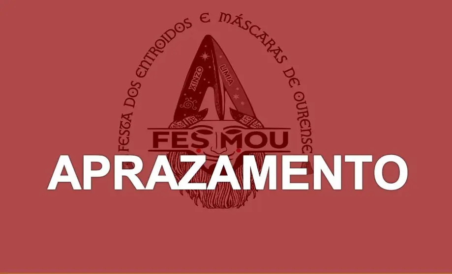 Con esta imagen, la Asociaci&oacute;n de Amigos do Entroido Tradicional ha comunicado el aplazamiento del FESMOU.