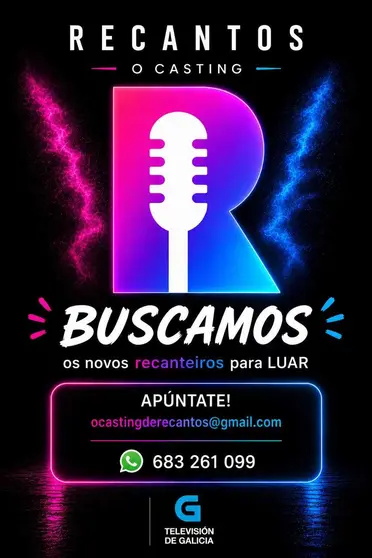 Cartel promocional da nova edici&oacute;n de 'Recantos: O Casting'