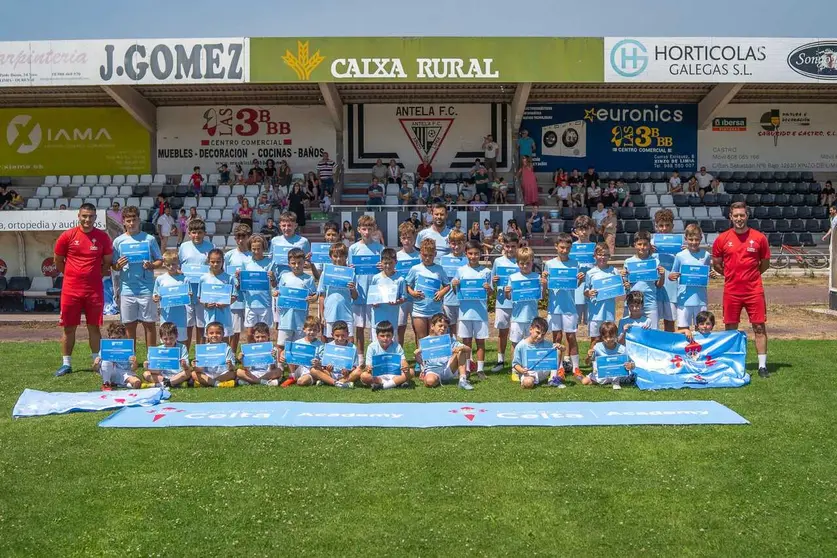 Participantes del Campus de Ver&aacute;n RC Celta en la edici&oacute;n 2025.
