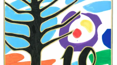 Logo dos 10 anos da Escola Rural de Sa&uacute;de da Limia. | Foto: Cedida.
