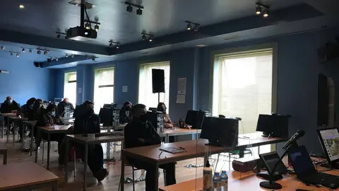 Alg&uacute;ns dos participantes do seminario desta ma&ntilde;&aacute;.