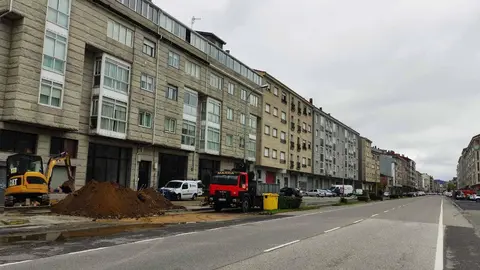 Xinzo-avar&iacute;a-obras-avenida de Ourense