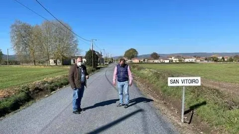 Remate das pistas de Morgade e Bruxeira | Foto Concello