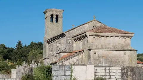 Igrexa Santo Estevo na parroquia de Sandiás