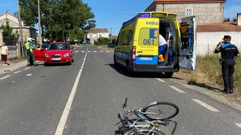 Accidente en Paredes