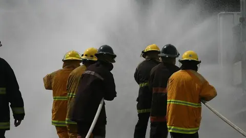 Brigada de incendios.
