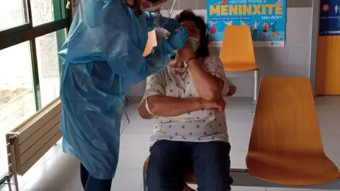 Realizaci&oacute;n dun cribado no Centro de Sa&uacute;de de Porqueira