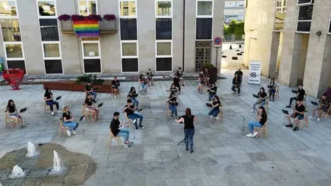 Foto de perfil de Facebook do Conservatorio Profesional de M&uacute;sica de Xinzo de Limia.