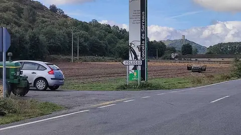 Accidente de tr&aacute;fico na OU - 1117.