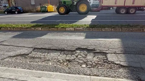 Fochancas na Avenida de Ourense.