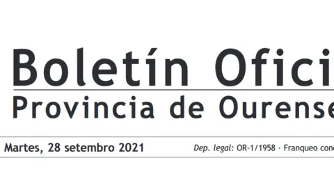 Portada do BOP do d&iacute;a 28 de setembro.