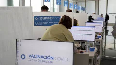 Zona de vacinaci&oacute;n en Galicia. | FOTO: Xunta de Galicia.