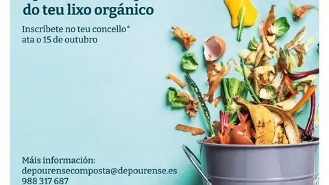 Cartel da Campa&ntilde;a de Compostaxe Dom&eacute;stica.