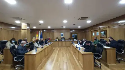 Pleno do d&iacute;a 21 de outubro no Concello de Xinzo de Limia. | FOTO: Laura Rodr&iacute;guez.