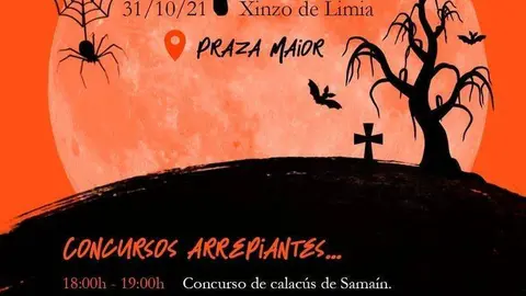 Cartel dos concursos arrepiantes que ter&aacute;n lugar en Xinzo. | FOTO: Galiza Nova.
