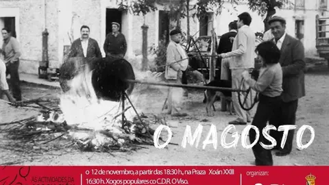 Cartel do Magosto en Xinzo de Limia.