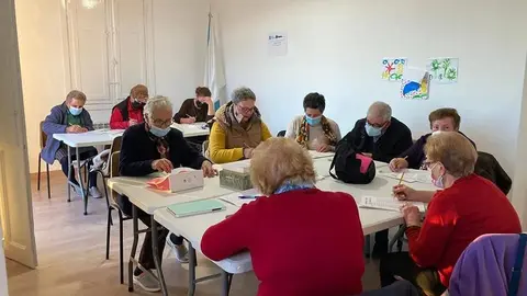 Taller de memoria en Vilar de Barrio. | FOTO: Concello de Vilar de Barrio.