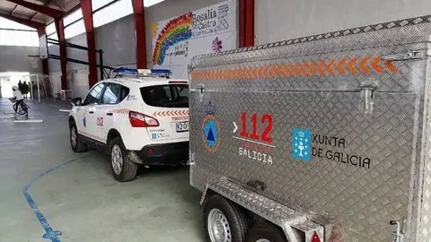 Imaxe do veh&iacute;culo do 112 Galicia. | FOTO: Emergencias Xinzo.