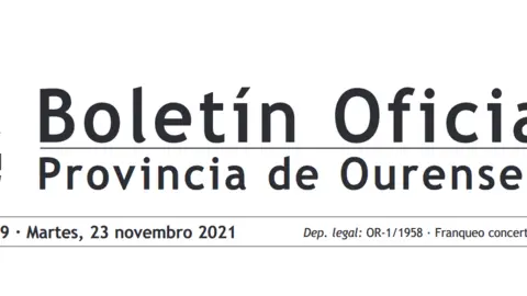 BOP de Ourense do martes 23 de novembro.