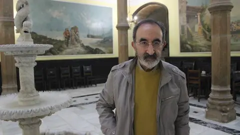 Xavier Casares. Presidente Fundaci&oacute;n Carlos Casares. Liceo de Ourense (1)