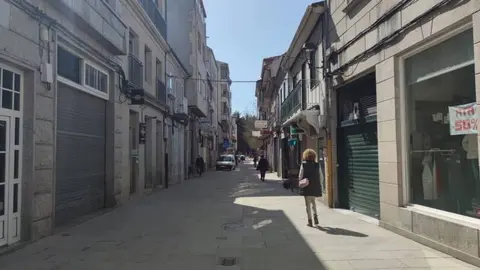 A r&uacute;a San Roque ese venres, xa sen as pancartas