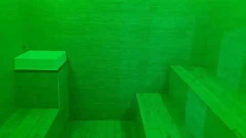 Sauna da piscina de Xinzo. FOTO Concello de Xinzo