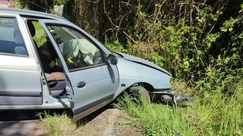 Accidente en Vilar de Barrio 2