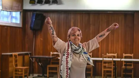 Marta Enriquez. Casino Antelano. Foliada Antelana. Baile tradicional. Canto e gaita