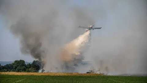Incendio forestal en Lamas Xinzo (1)