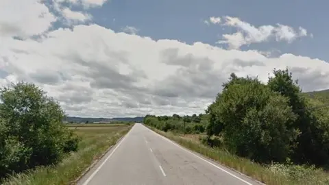 Estrada de Baltar OU 304. Imaxe Google