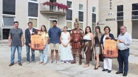 Presentaci&oacute;n da Festa esta ma&ntilde;&aacute; en Xinzo con representantes do Concello de Xinzo e da Civitas Limicorum (FILEminimizer)