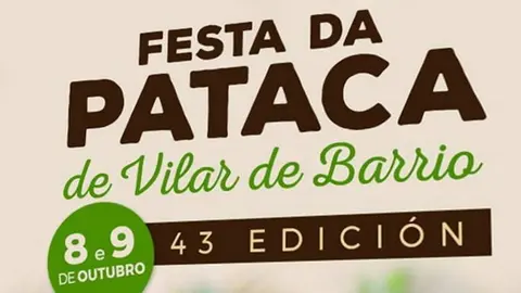 Festa da Pataca Vilar de Barrio. Cartel 2022