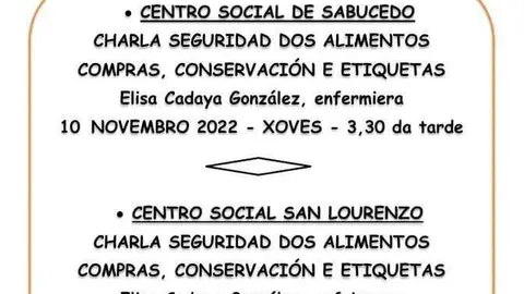 Charlas da Escola Rural de Sa&uacute;de da Limia en Porqueira.