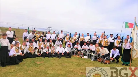 A Banda de Gaitas de Xinzo participou na fase final do Certame Celtib&eacute;rico de Bandas de Gaitas en 2021. | FOTO: Banda de Gaitas de Xinzo.