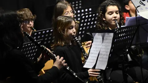 Alumnos da ESMULI nun dos seus concertos. | FOTO: Noelia Caseiro.