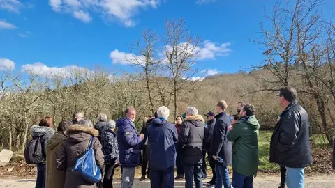 Visita do grupo de expertos europeos.