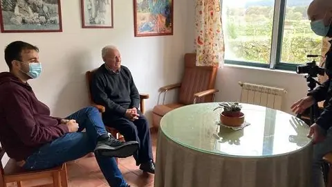 Gravaci&oacute;n de "Viajetal Galicia" en Lodoselo, Sarreaus.