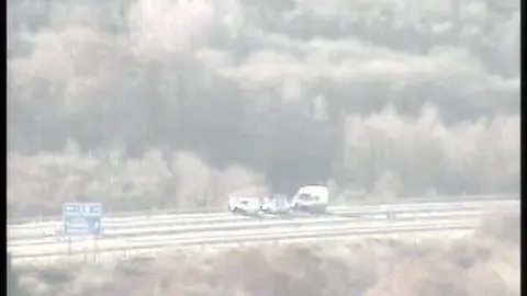 Imagen del accidente a trav&eacute;s de las c&aacute;maras de la DGT.