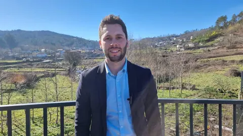 Iván Rouco, candidato socialista á alcaldía de Lobios.