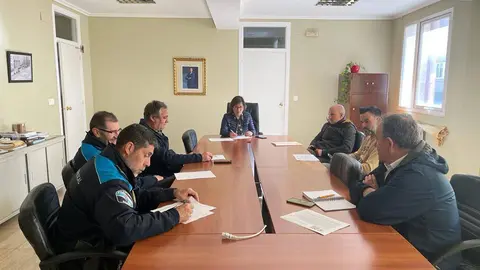 Reuni&oacute;n de seguridade do Certame Celtib&eacute;rico de Bandas de Gaitas.