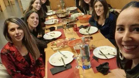 Grupo de nais de Xinzo que impulsaron Mimi&ntilde;os.