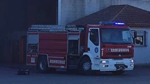 Cami&oacute;n de Bombeiros de Xinzo.
