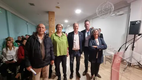 Candidatos &oacute; PSdeG da comarca de Celanova. | FOTO: Cedida.