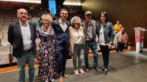 Adolfo P&eacute;rez Abell&aacute;s, Noelia Su&aacute;rez, Rub&eacute;n M&eacute;ndez, Teresa Barge, Jes&uacute;s Regal y Mar&iacute;a Nieves Veloso.
