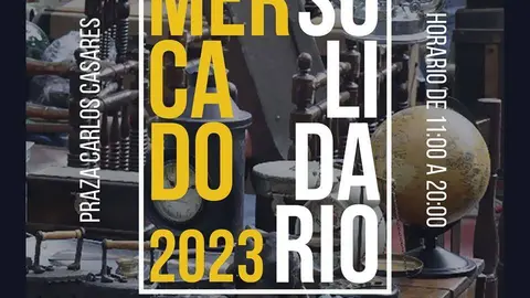 Cartel del mercado solidario de Limisi.