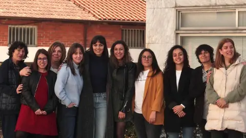Mulleres da candidatura do BNG en Xinzo.